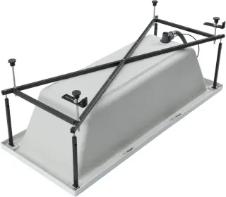 Акриловая ванна Aquanet Grace 347149 170x70 см с каркасом и фронтальной панелью